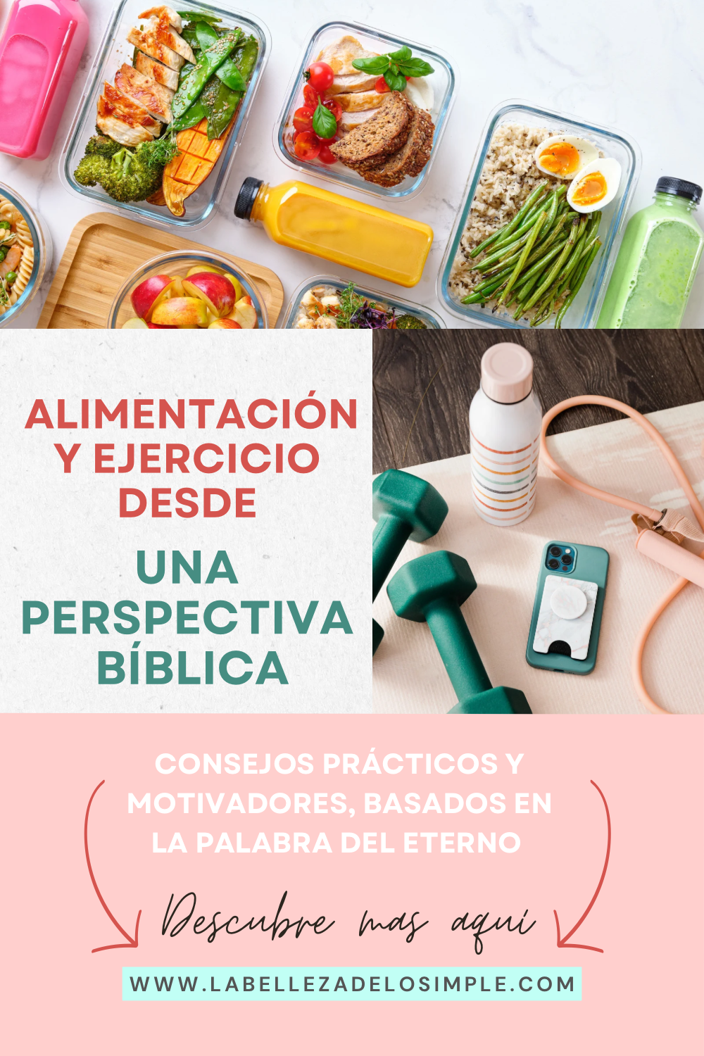 Alimentación y ejercicios, con principios bíblicos 